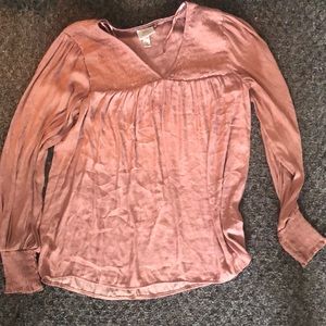 Blush/purple blouse
